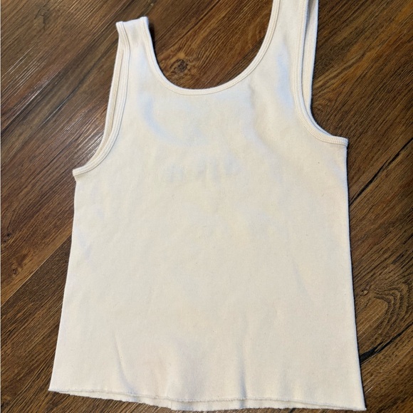 NWOT Brandy Melville White 'California' Tank Top - Picture 4 of 4